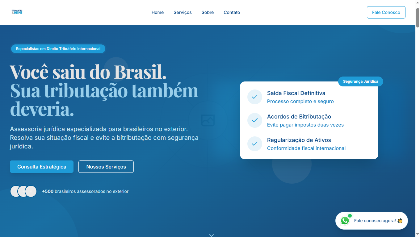 Sitio Web para Saída Fiscal